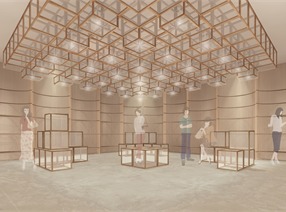 原木服裝店/雜貨工作室/藝術品展覽區